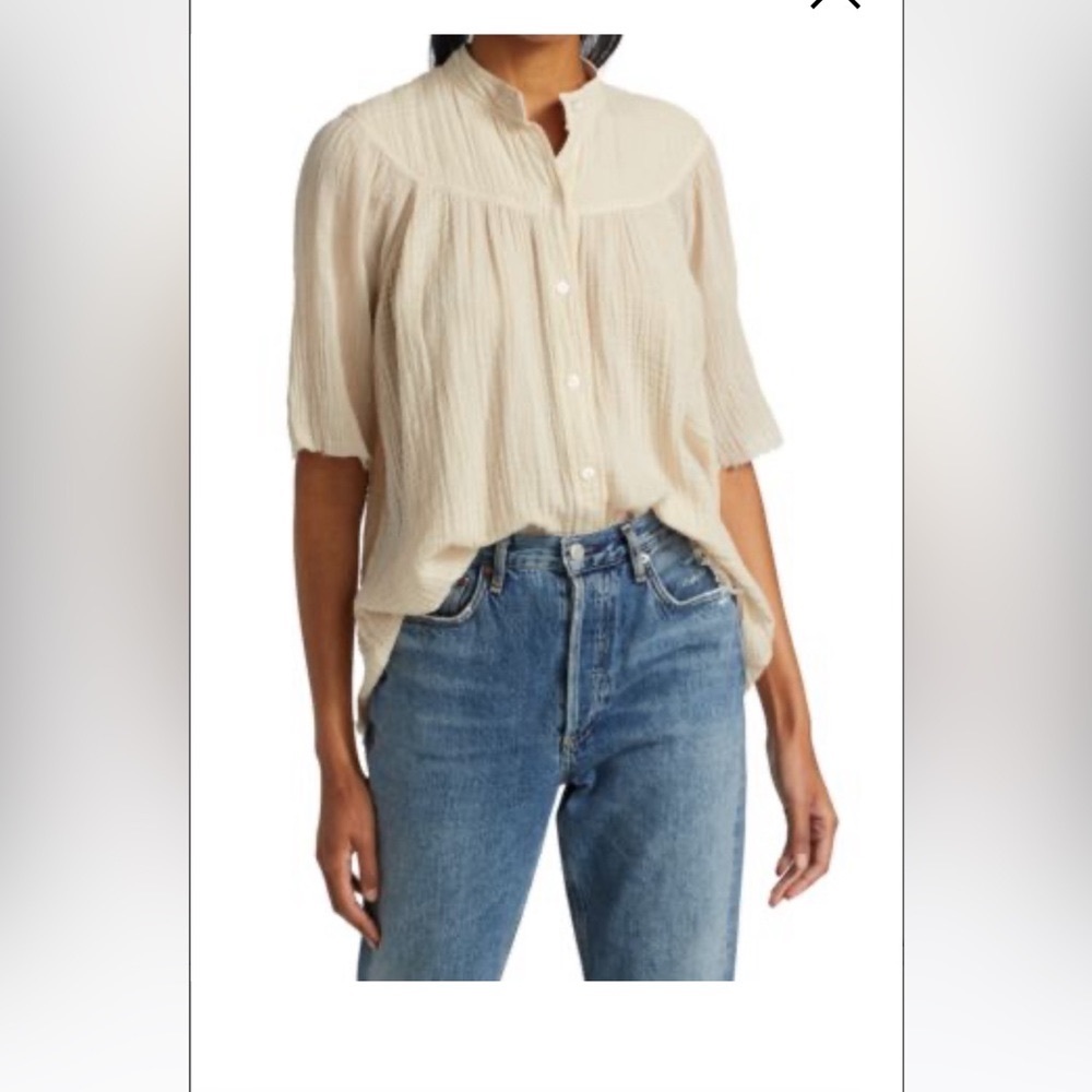 Raquel Allegra serenity top size 2 NWT